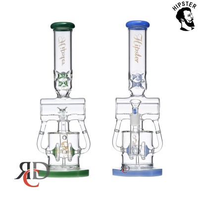 WATER PIPE HIPSTER W/ DUAL CHAMBER WP35003 1CT